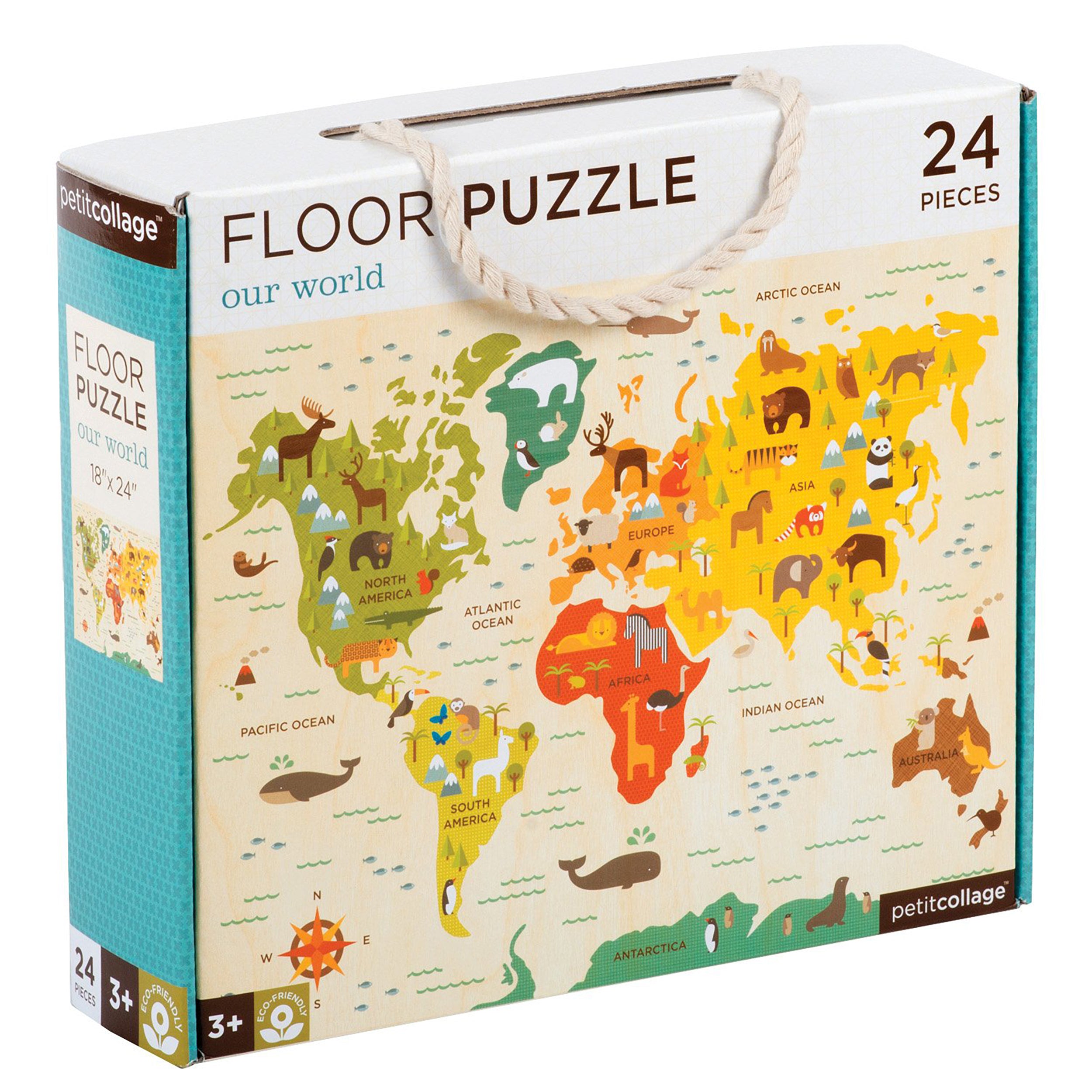 Puzzle World's map