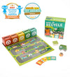 Rush to Recycle by Petit Collage is a board game set with sorting bins, cards, board, dice, truck token, and box. Winner of National Parenting Product and Made for Mums Toy Awards.