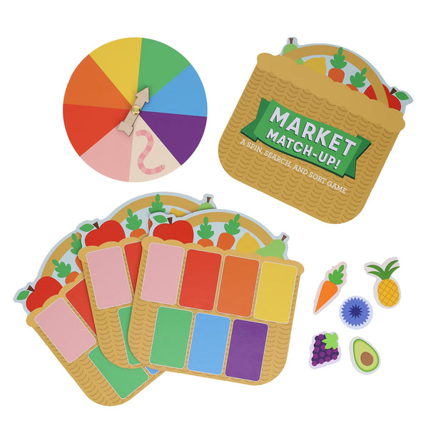 Market Match-Up! A Spin, Search, and Sort Game
