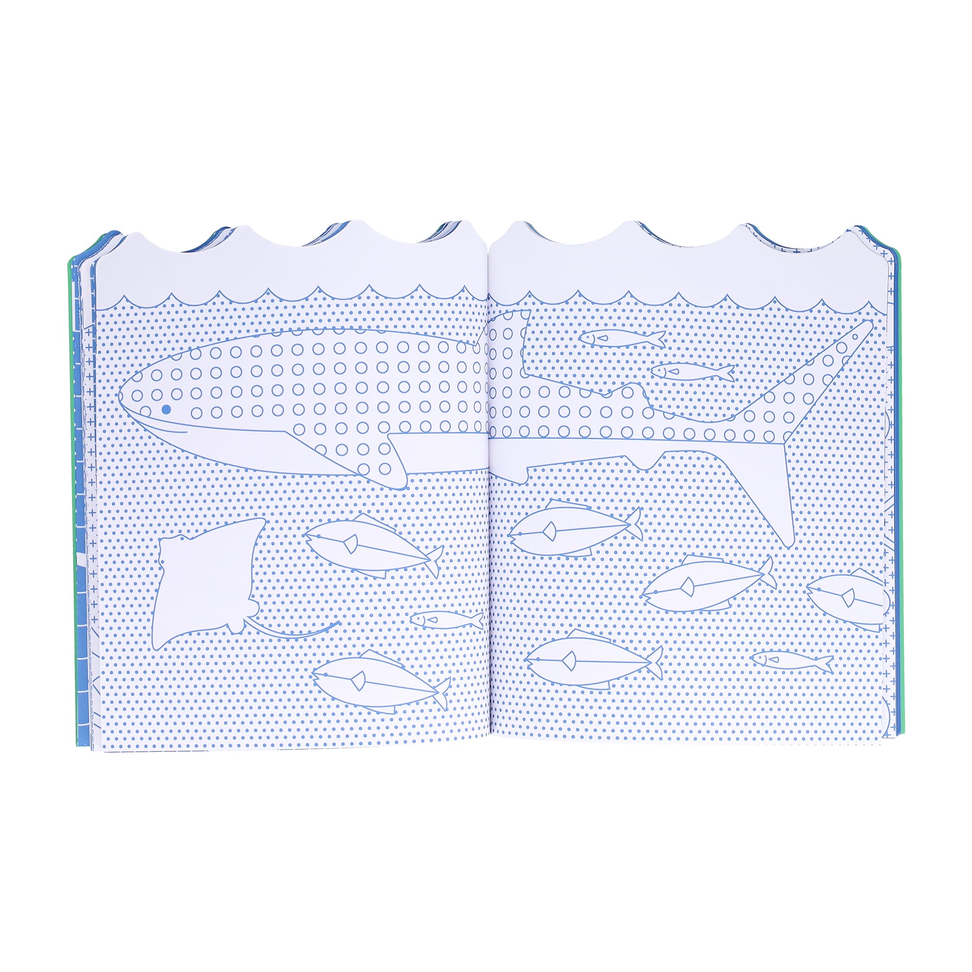 Ocean Coloring Book + Stickers