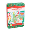 The Petit Collage Paint by Numbers: Christmas kit is for ages 6+ and features a festive tree with birds on the cover. Includes two paintbrushes.