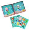 The Mix and Match Mermaids Magnetic Play Set by Petit Collage features animal mermaid characters, underwater scenes, and separate magnetic accessories and sea creatures for creative storytelling.