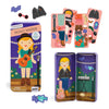 The Petit Collage Music Maker Shine Bright Magnetic Play Set features a girl figure, music-themed magnetic clothing, instruments, and accessories in a tin case labeled “Music Maker.”.