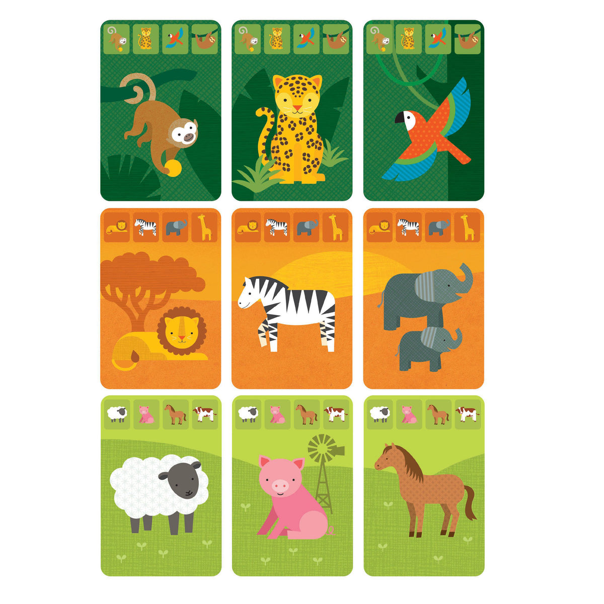 Animal Kingdom Card Game | Children's Educational Games