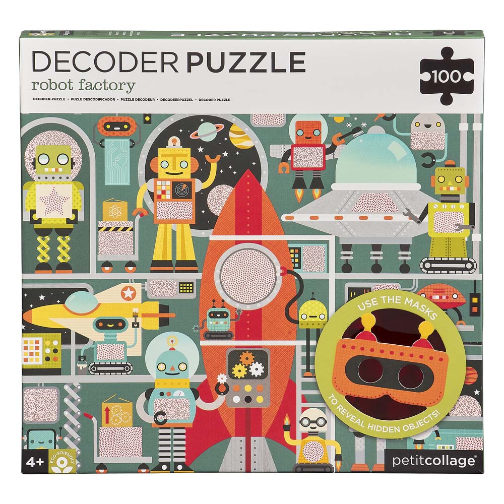Robot Factory 100-Piece Decoder Puzzle