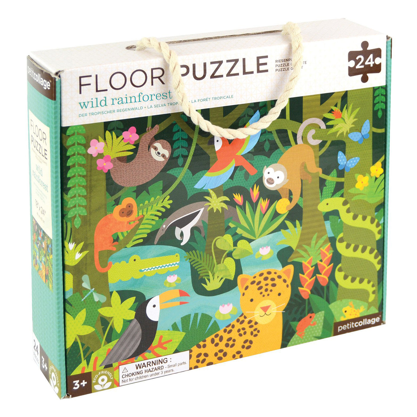 Wild Rainforest 24-Piece Floor Puzzle | Children's Jigsaws