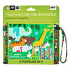 Double Sided On-The-Go Animal Menagerie Puzzle